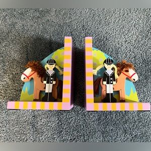Equestrian book ends